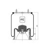 Mech pruženia SAF 2618 V kompl.plast H = 142mm