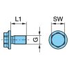 Skrutka mechu M16x65