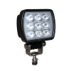 Světlomet pracovní 9 LED 12/24V,1600/1200lm 70x87mm open end