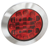 Konc.lampa kulatá LED,mlhovka 10-30V s rámečkem