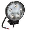 Světlomet pracovní LED110x110mm 9 -32V - kabel 500mm, IP67, oválný tvar, 5LED