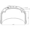 Buben brzdový IVECO ES,ET ZN 410 x 200 mm