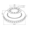 Kotouč SAF SKRB 9019(19,5-22,5",ET120) K,W