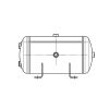 Vzduchojem 20l / 246 x 510 / 12,5 bar, Al