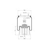 Mech pruženia SAF 2621V H = 170 mm