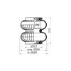 Mech dvíhanie SAF, diery proti sebe 1/4 "NPT