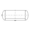 Vzduchojem Volvo 15l / 206 x 550/15 bar