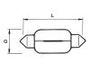 Žárovka 12V 10W S8, 11x27mm