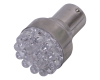 Žárovka LED 24V 1.4W BA15s(21W) červená