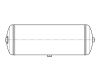 Vzduchojem Iveco 30l / 246 x 728/14 bar, Al