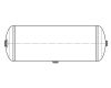 Vzduchojem MAN 30l / 246 x 716 / 12,5 bar