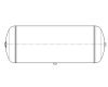 Vzduchojem 120l / 396 x 1098 / 11,0 bar, Al