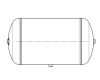 Vzduchojem 80l / 396 x 750 / 11,0 bar, Al