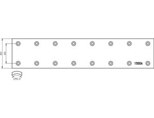 Sada obložení brzd. pr.300x60 04