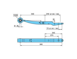 Pero ALO, ALU 1x56 / 70 500/310 K30