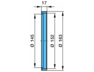 Kroužek ABS 6T Z= 80