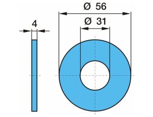 Podložka 30 - boční zvedání nápravy