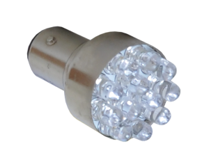 Žárovka LED 12V 1.6W BAY15d(21/5W) červená