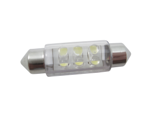 Žárovka LED 24V 0.7W SV8,5(5W) bílá