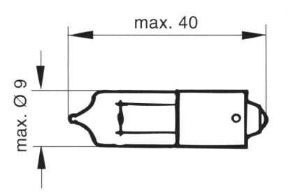 Žárovka 12V 21W BAY 9s