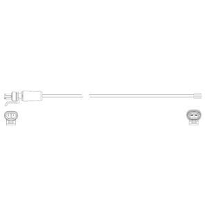 Kabel prodlužovací 2000mm, Super Seal + otevřený konec
