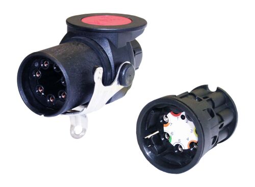 Zástrčka ABS/ EBS - 5/7pól, šroubovací