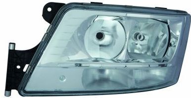 Hlavní světlomet MAN-TGX L - H7/H7/H21W/LED, aut ovl. s motorkem