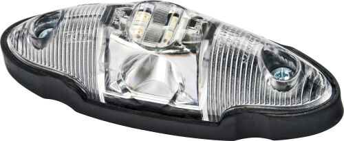 Světlo poziční LED  čiré sklo, 3funkce svítivosti, kabel 0,5m