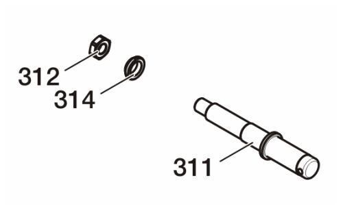 Čep brzd.čelisti SN 3015,20-1
