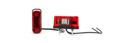 Osvětlení SPZ LED 12/24V červené