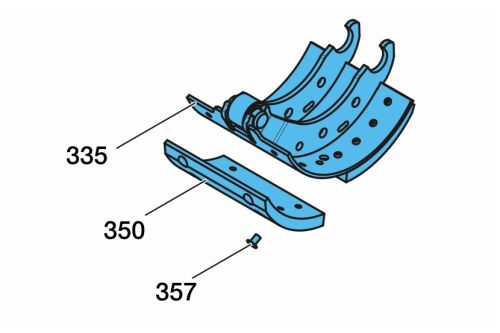 Čelist brzdová 3020-95 kmpl. BPW