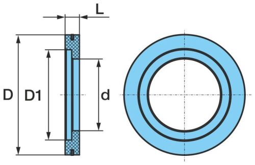 Těsnění 68 / 80,5 / 100,5 x 12 mm NES 3506