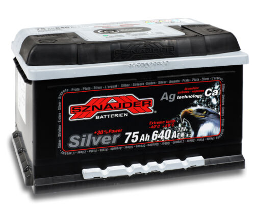 Baterie 12V 75Ah SZNAJDER SILVER 640A