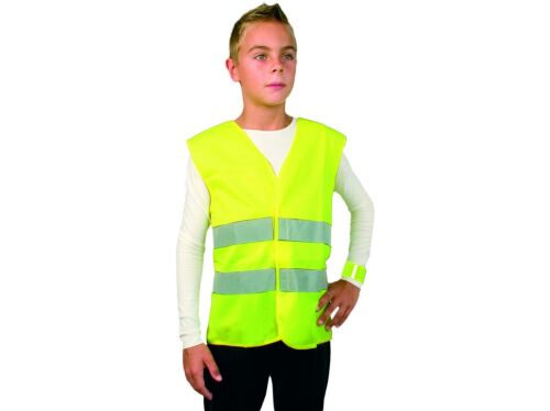 Výstražná vesta dětská, žlutá, vel. M