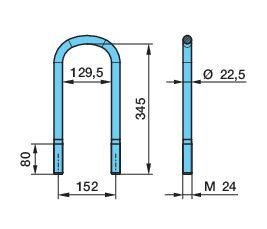 Třmen pera 152-345 M24