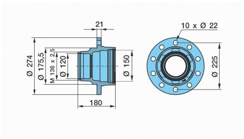 Náboj NH 8010 ECO-P