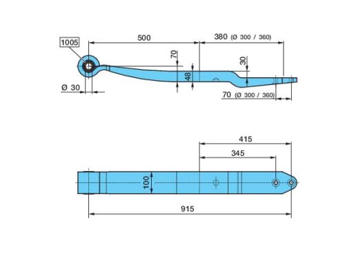 Pero AL0/U 1x48 500/380/K30