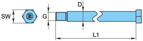 Čap zdvíhanie M 10/159/145 / o12