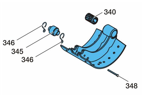 Brzd.čelist 3020-1 holá