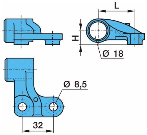 Držák sensoru H(L-25)