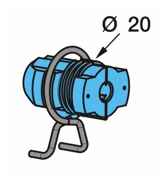 Plast.držák konektoru senzoru ECO P2