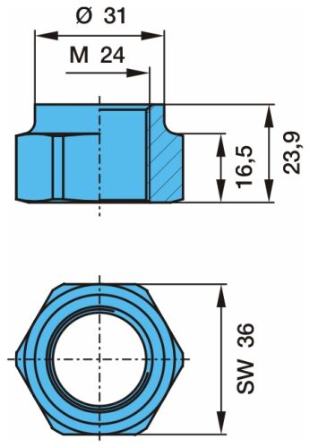 Matica poj.M24x2 ALII24