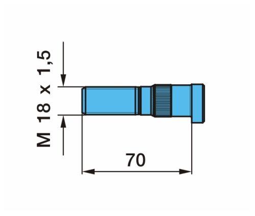 Čep kola M18x1,5/70 NMS 5506