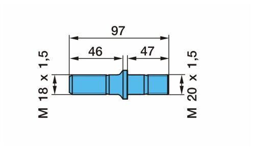 Čap kolesa Z M18x1,5 97/46/47