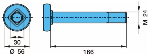 Čap pera M24x2-166 ALII24