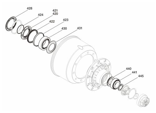 Sada lož.náb.ECO H, K, N 10-12t malá