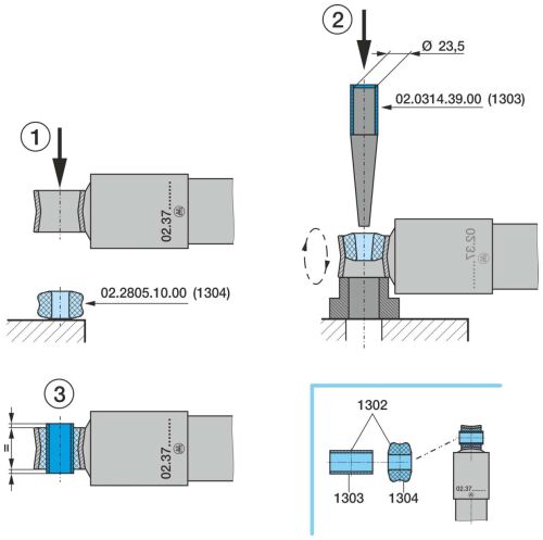 Sada pouzder tlumiče ECO Air COMPACT