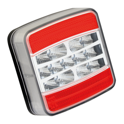 Světlo zadní LED,3 komory 12/24V pozička-brzda-blinkr,spz, zpátečka, 1M AMP