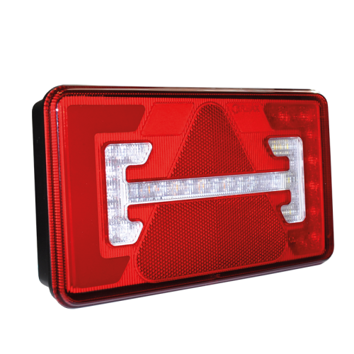 Světlo zadní BPW TM12 LED P 7 pin AMP+mlhovka