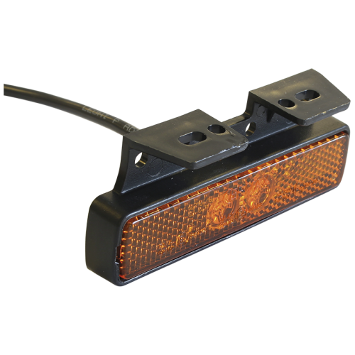 Pozička boční BPW LED,konektor click-in 0,5M L držák 90°vnější